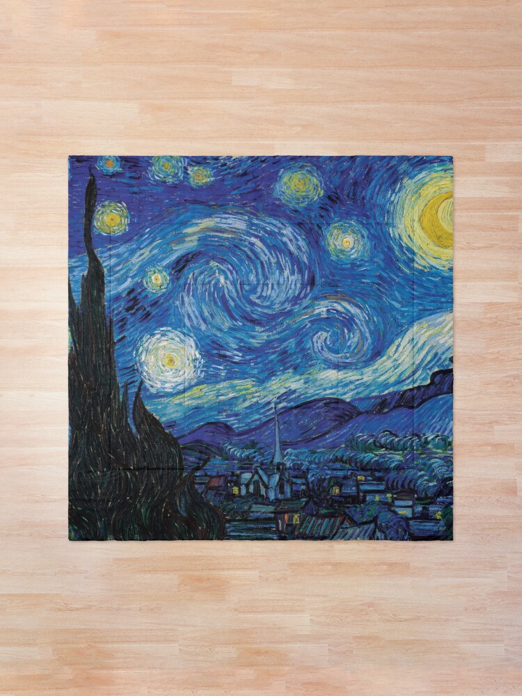 Alternate view of Vincent Van Gogh - Starry Night Comforter