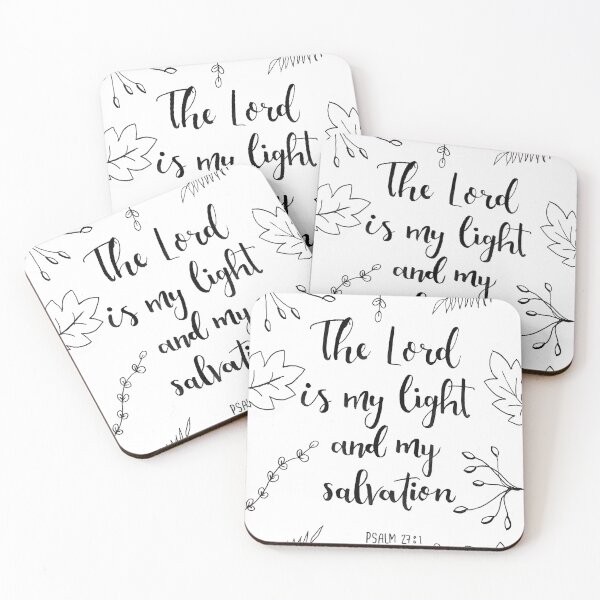 Item preview, ‘Light and salvation’ Christian Calligraphy design  designed and sold by FaithandLove.