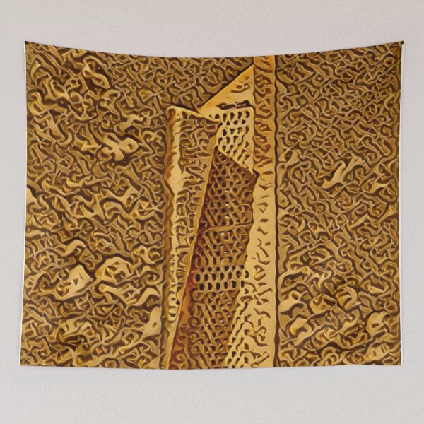 Item preview, Kuwait Al Hamra Tower Artistic Illustration Wood Style designed and sold by D4li98.