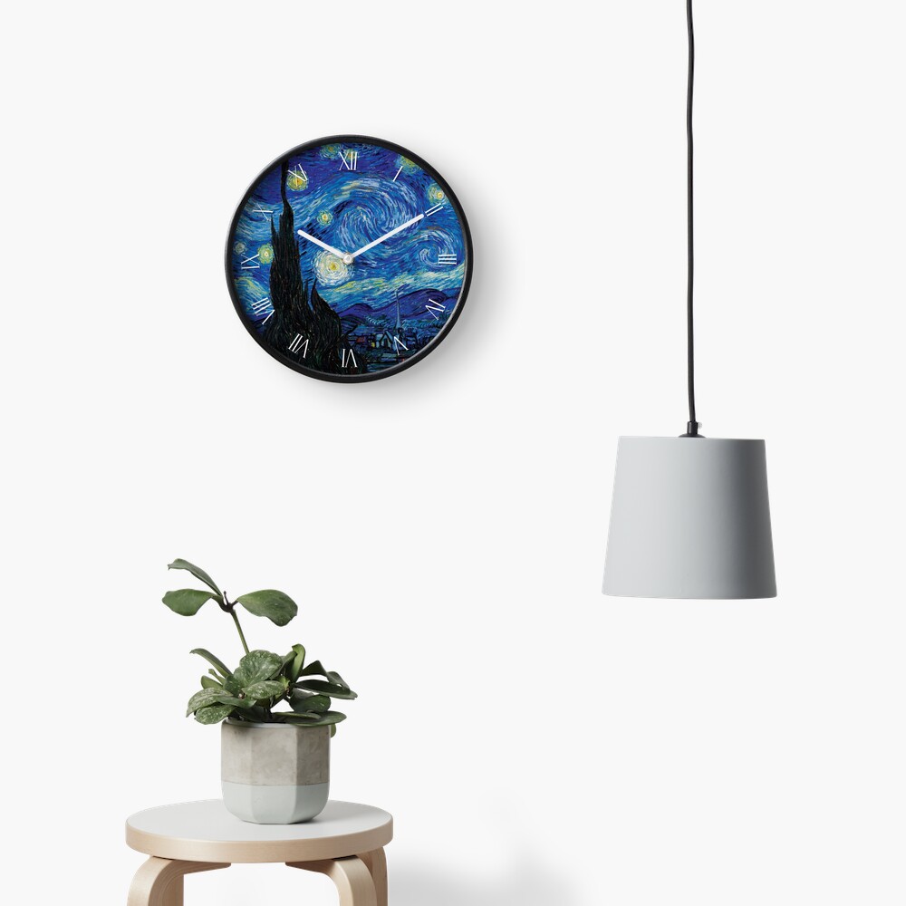 Vincent Van Gogh - Starry Night Clock
