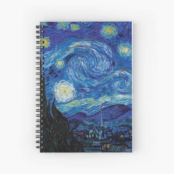 Vincent Van Gogh - Starry Night Spiral Notebook
