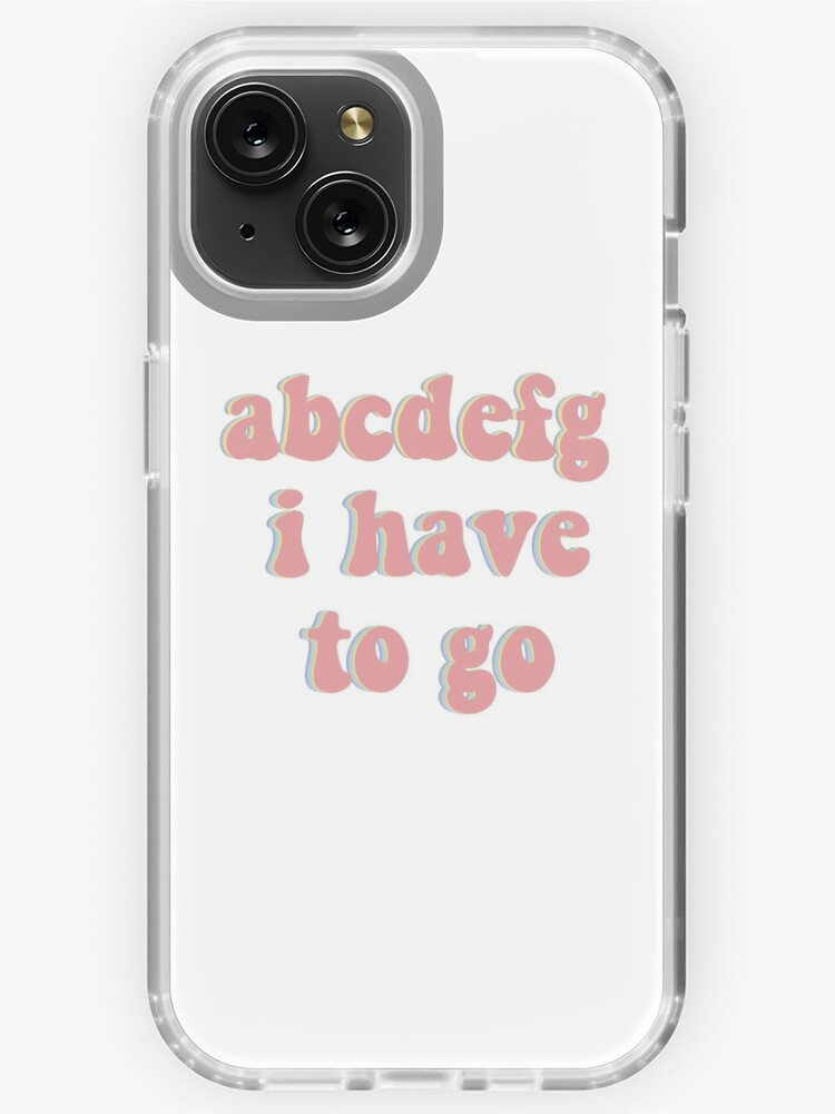 abcdefg I have to go Sticker for Sale by fordmadison