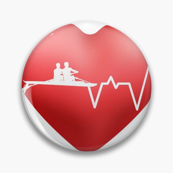 Item preview, Live Love Rowing HeartBeat Rowing Crew Gift Design product designed and sold by Lisbob.