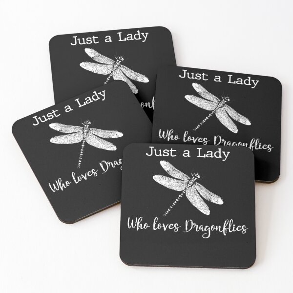Item preview, Just a Lady who loves Dragonlfies - Dragonfly Gift for women spiritual faith dragonflies lovers designed and sold by CHAMSING INK.