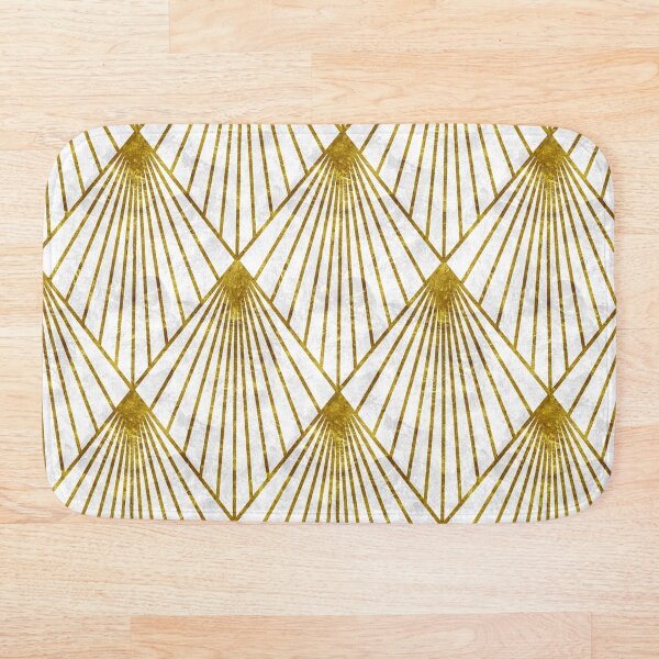Item preview, Art deco gold and white designed and sold by Gaia Marfurt.