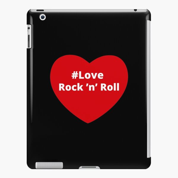 Love Rock n Roll - Hashtag your i Love Heart iPad Snap Case
