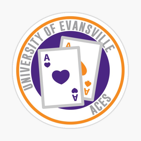 Item preview, University of Evansville Aces Circle designed and sold by sydney-leigh.