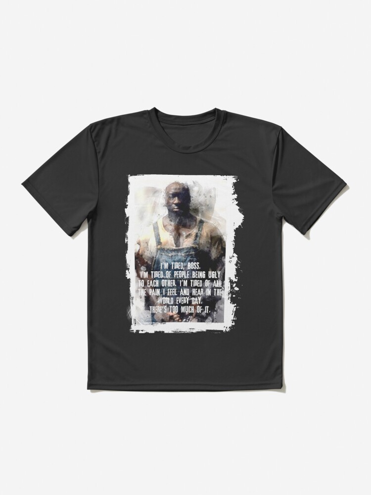 John Coffey tired watercolor Essential T-Shirt by clad63