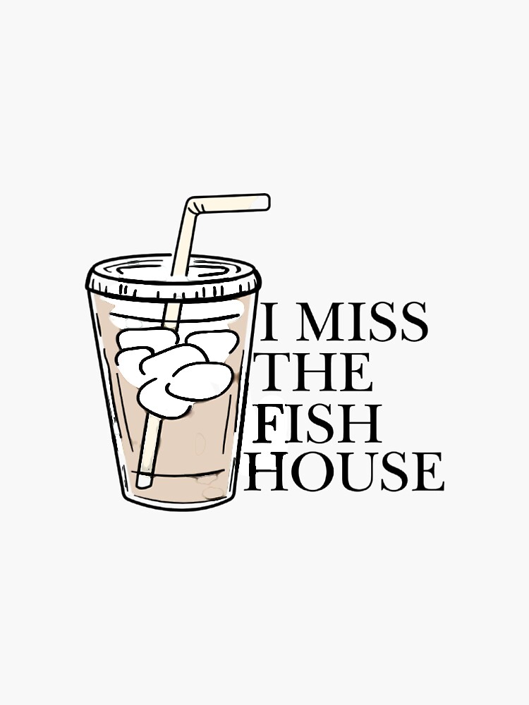 "The Fish House" Sticker for Sale by laurenkok Redbubble