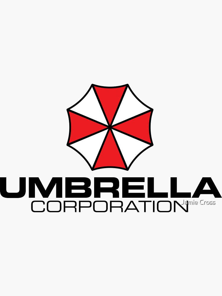 Resident Evil Umbrella Corporation Centered Logo | Sticker