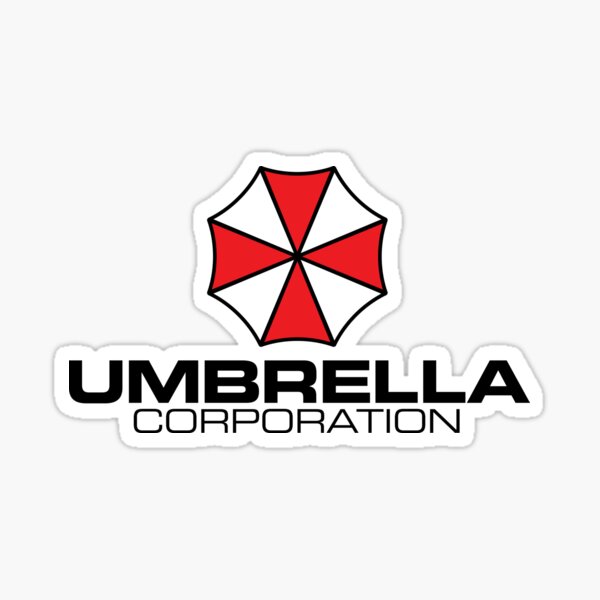 Umbrella Corporation Resident Evil Black Logo Sticker – Popahead