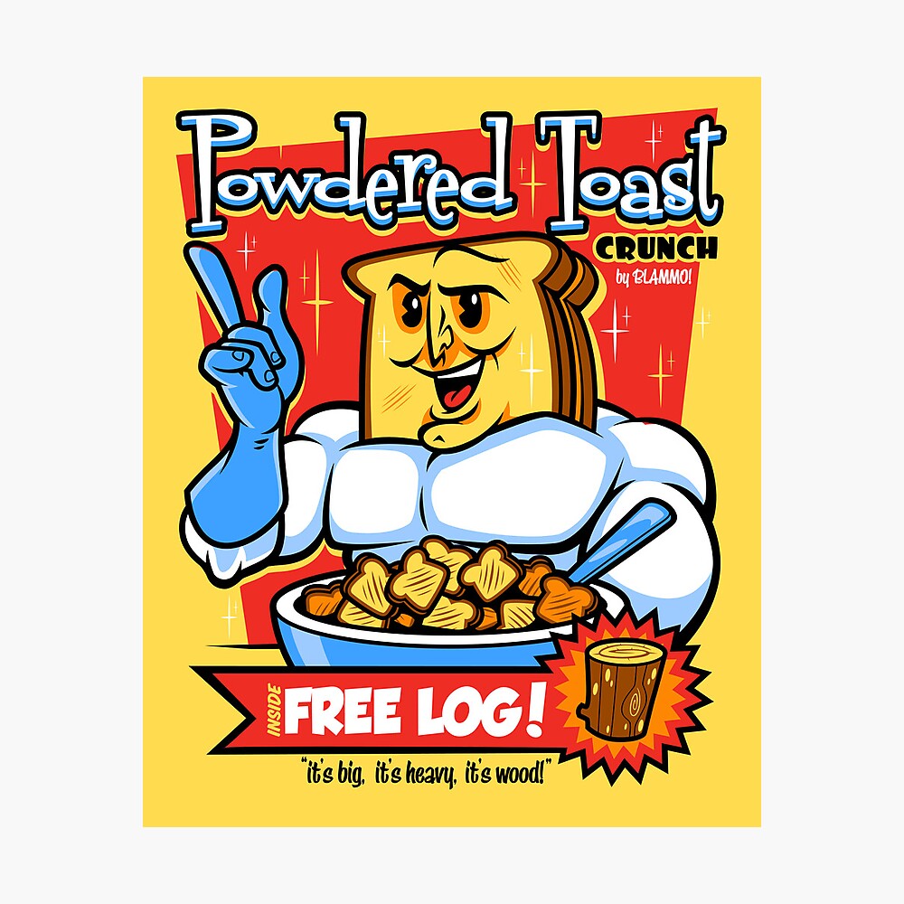 Details about   Powdered Toast Crunch Cereal 2" X 3" Fridge Ren & Stimpy Locker Magnet 