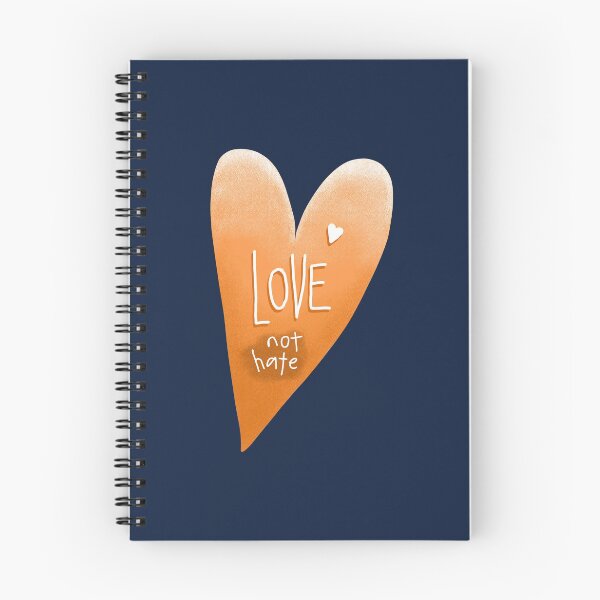 Item preview, Love Not Hate Heart designed and sold by VicEllisArt.