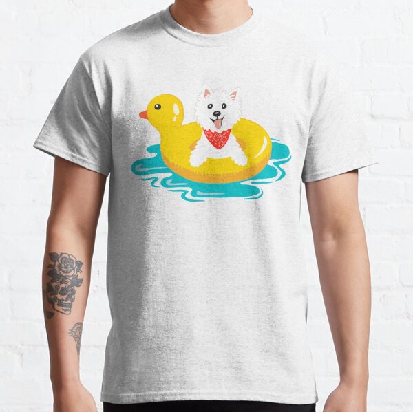Westie puppy at sea Classic T-Shirt