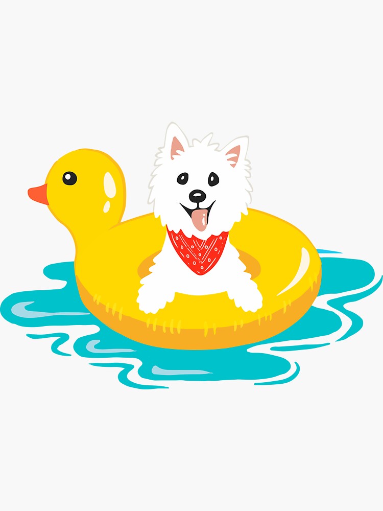 Westie puppy at sea by mirunasfia