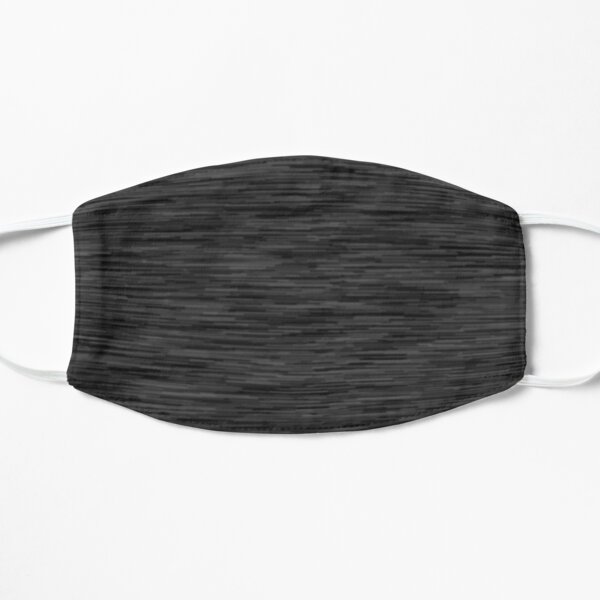 Dark Charcoal Grey Heathered Fabric Effect Mask