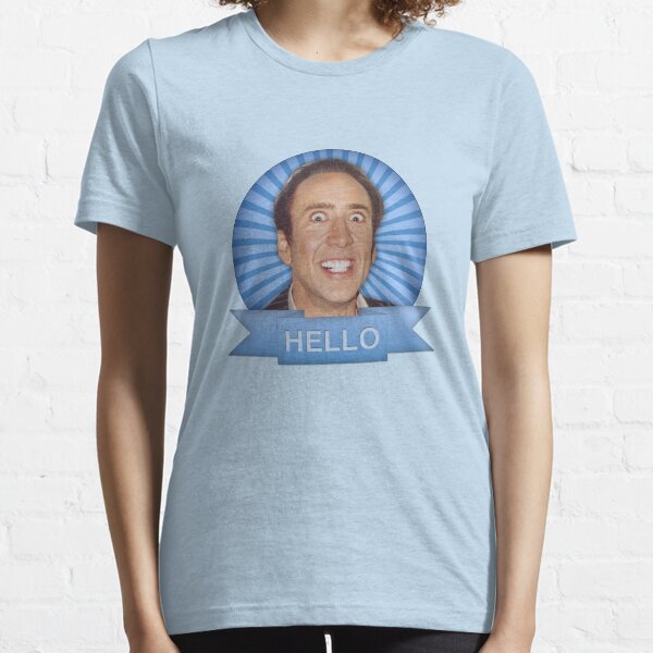 Item preview, Nicolas Cage - HELLO w/Banner designed and sold by James Frewin.