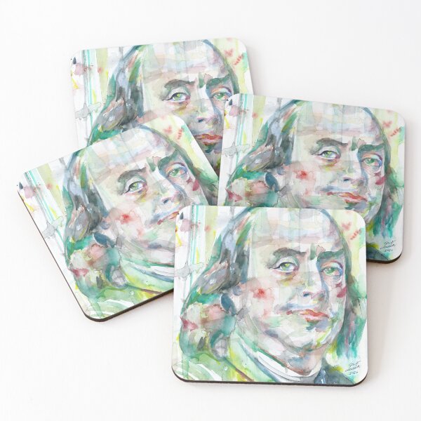 Item preview, BENJAMIN FRANKLIN watercolor portrait.1 designed and sold by lautir.