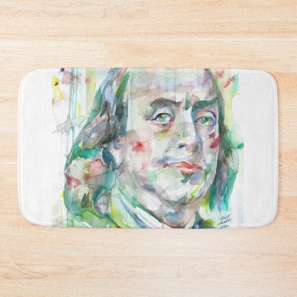 Artikelvorschau, BENJAMIN FRANKLIN Aquarellporträt.1 entworfen und verkauft von lautir.