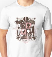 Grantham coat of arms (pink) Slim Fit T-Shirt