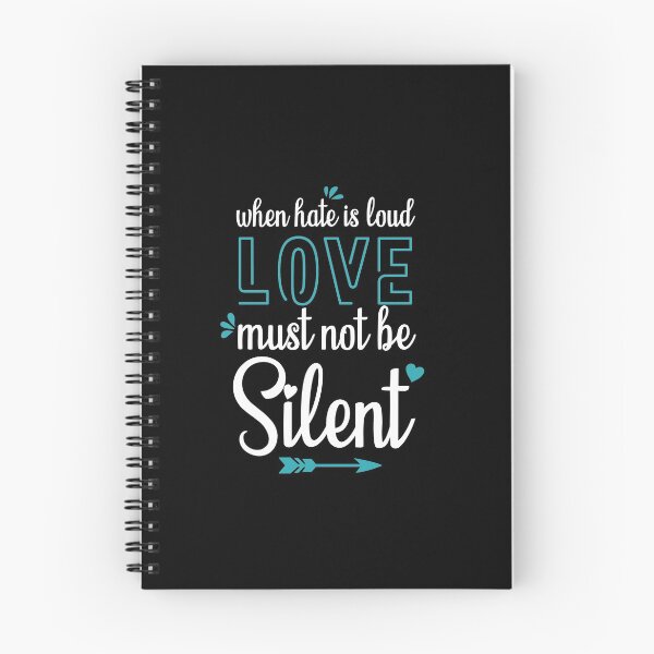 Item preview, When Hate is Loud Love Must Not Be Silent designed and sold by ELmezz.