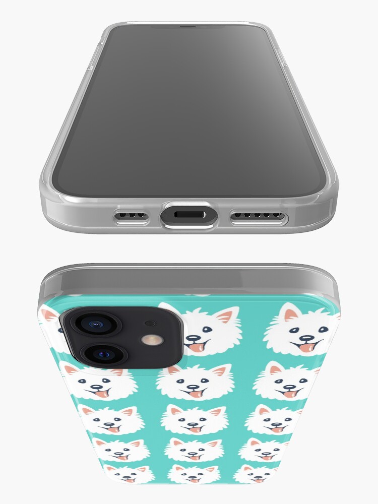 Alternate view of Westie Puppy Pattern iPhone Case & Cover