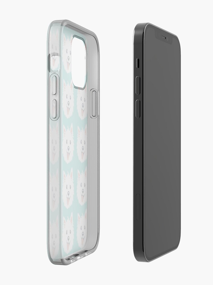 Alternate view of Westie Puppy Pattern iPhone Case & Cover