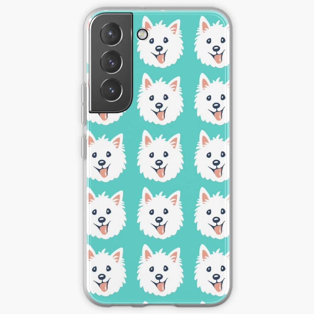 Westie Puppy Pattern Samsung Galaxy Phone Case