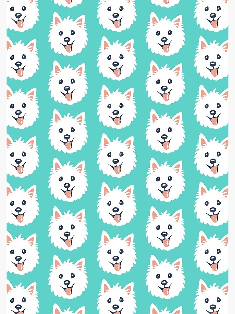 Westie Puppy Pattern by mirunasfia
