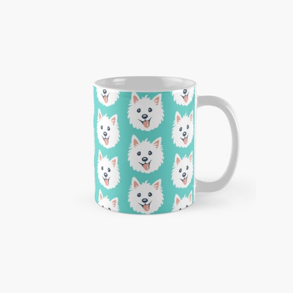 Westie Puppy Pattern Classic Mug