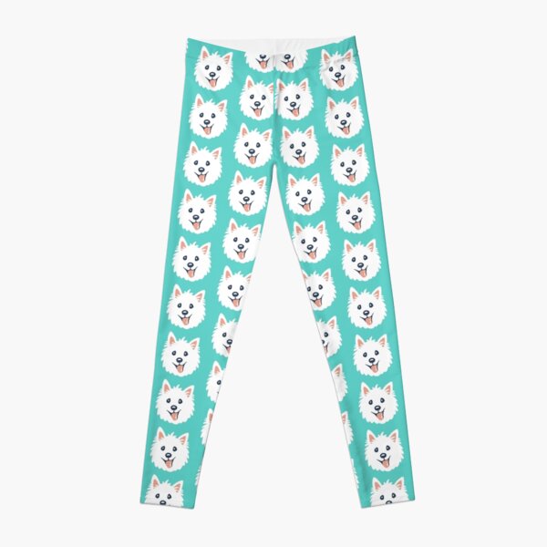 Westie Puppy Pattern Leggings