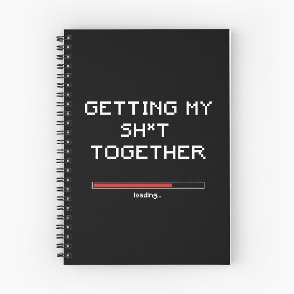 Item preview, Getting my shit together. Minecraft loading funny geek joke designed and sold by Si-Weiya.