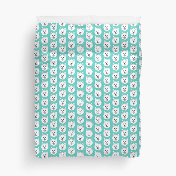 Westie Puppy Pattern Duvet Cover