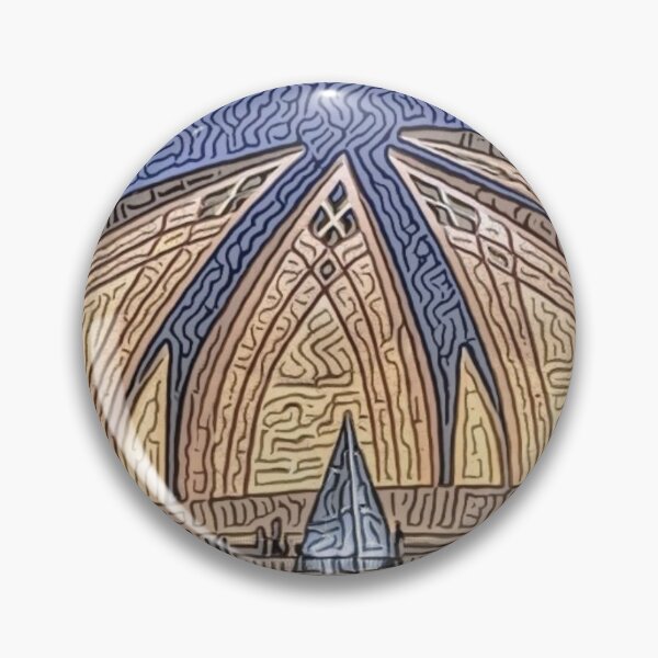 Item preview, Pakistan Monument Artistic Illustration Maze Style designed and sold by D4li98.