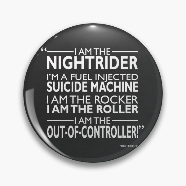 Item preview, I Am The Nightrider designed and sold by rogue-design.