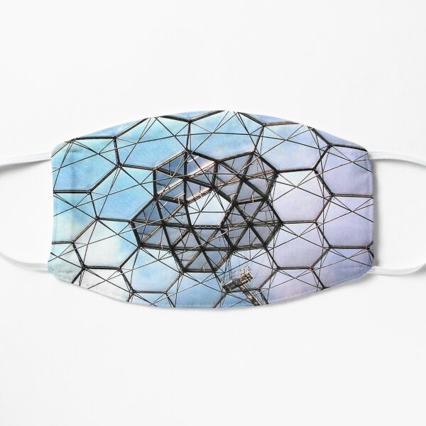 EDEN. Eden Roof, Geodisic, Octagonal, Dome, Buckminster Fuller. Flat Mask