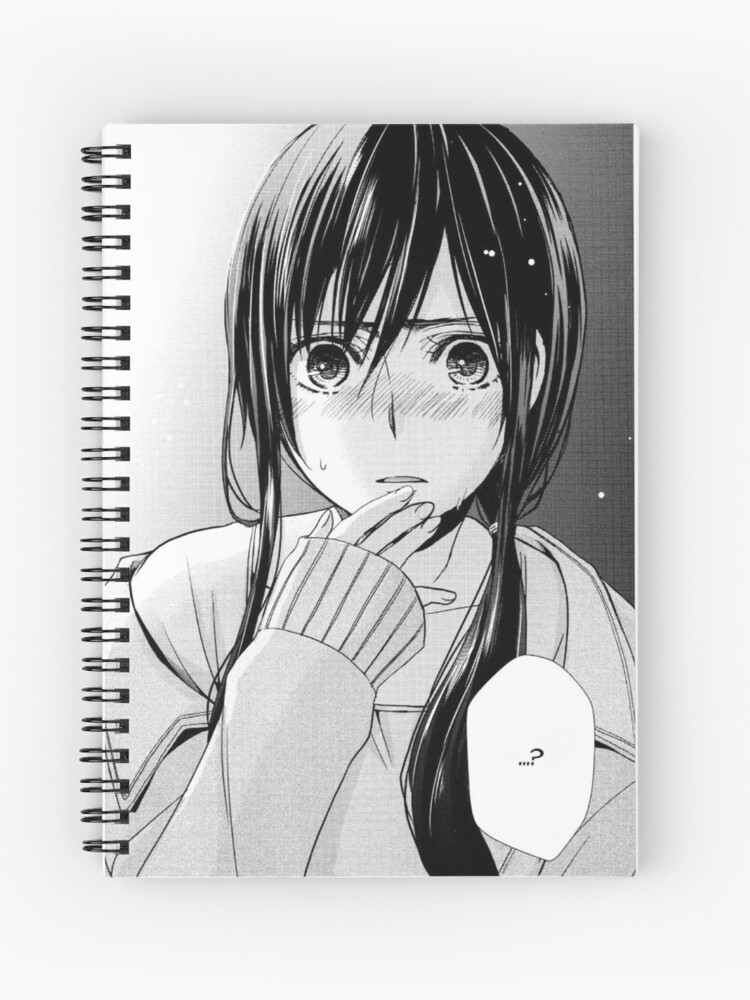 Cuaderno de espiral «Anime girl manga blanco y negro May Aihara» de mnxver  | Redbubble