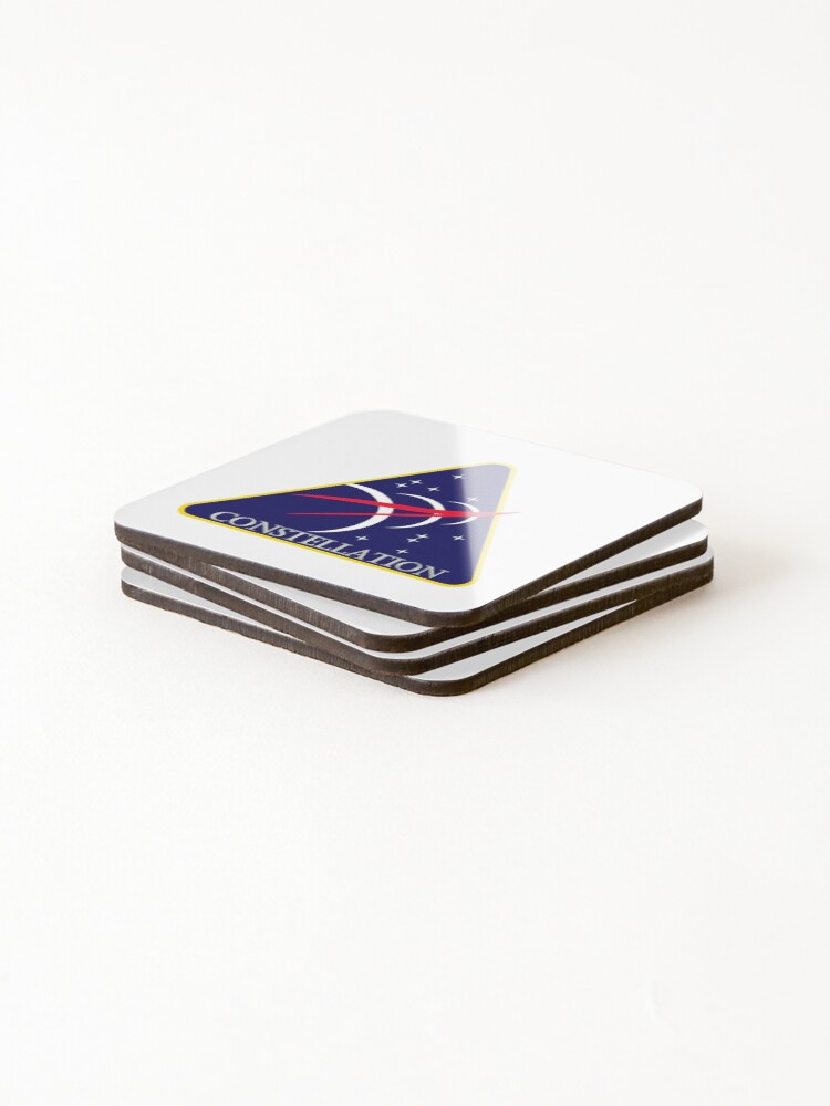 Thumbnail 4 of 5, Coasters (Set of 4), Project Constellation Program Logo designed and sold by Spacestuffplus.
