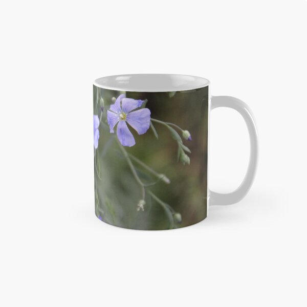Item preview, Purple linum meadow flower blossom designed and sold by EstelleRossetti.