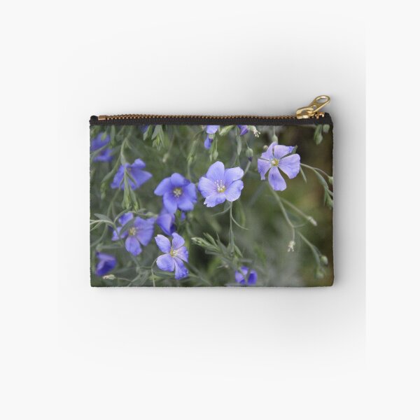 Item preview, Purple linum meadow flower blossom designed and sold by EstelleRossetti.