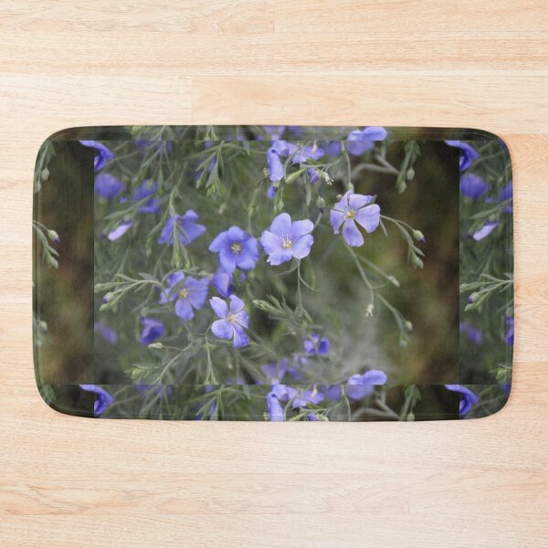 Item preview, Purple linum meadow flower blossom designed and sold by EstelleRossetti.