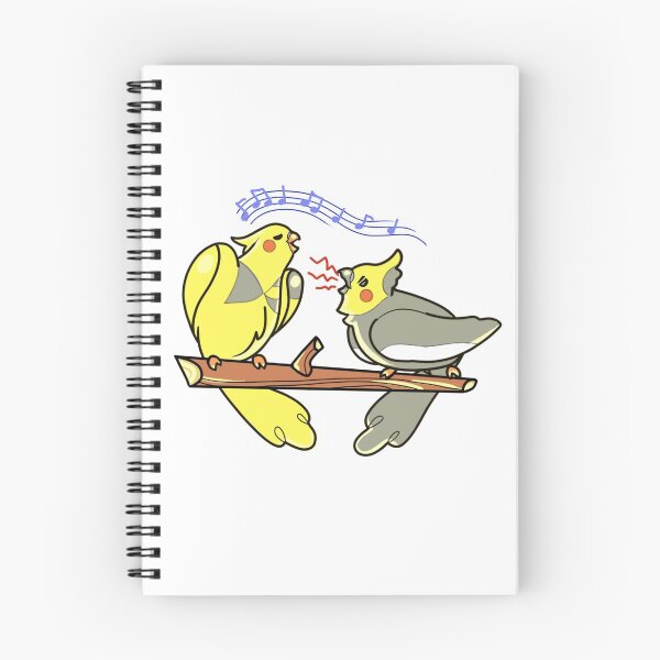 Item preview, Chip and Fish the Cockatiel Brothers designed and sold by Best Behaved Birds.