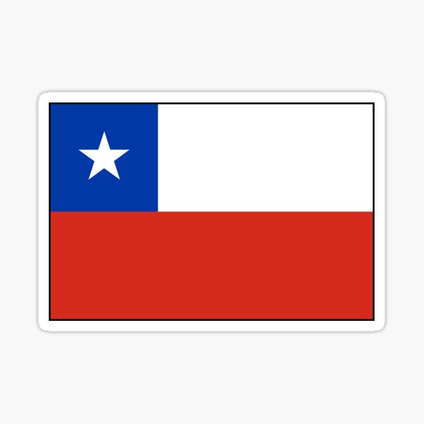 Chile Flag Gifts, Stickers & Products Sticker