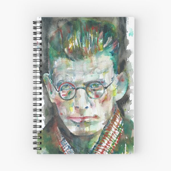 Item preview, SAMUEL BECKETT watercolor portrait.11 designed and sold by lautir.