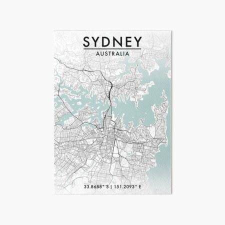 Item preview, Sydney City Map designed and sold by JLCDesign.