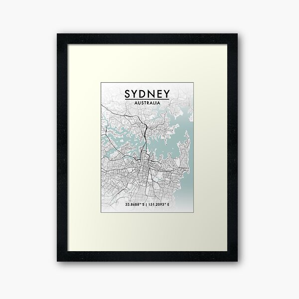 Item preview, Sydney City Map designed and sold by JLCDesign.