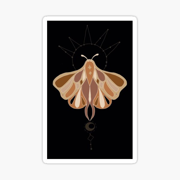 Night Moth Sticker