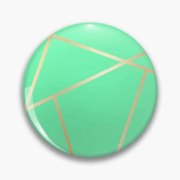 Item preview, Spearmint and Gold Criss-Cross Thick designed and sold by GrumpyBoobsArt.
