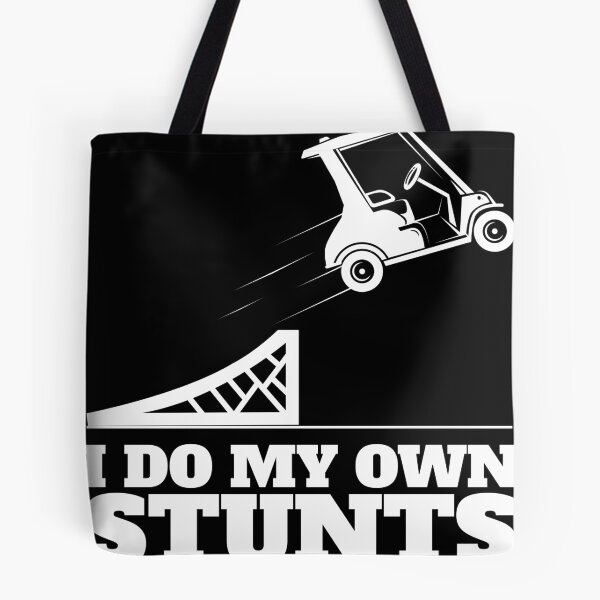 Item preview, Golf Cart Accident I Do My Own Stunts Fun Present  print designed and sold by Lisbob.