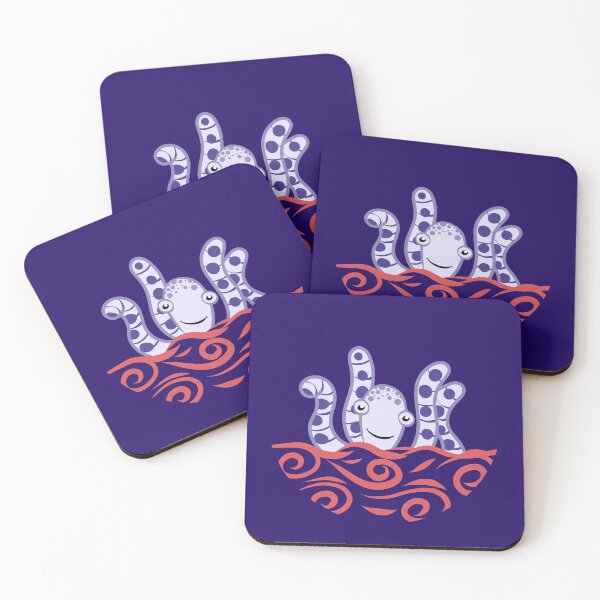 Item preview, Friendly Purple Octopus designed and sold by SubtleSplit.